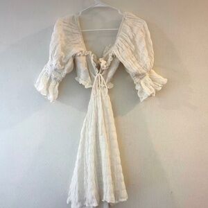 Sabo skirt women’s white dress